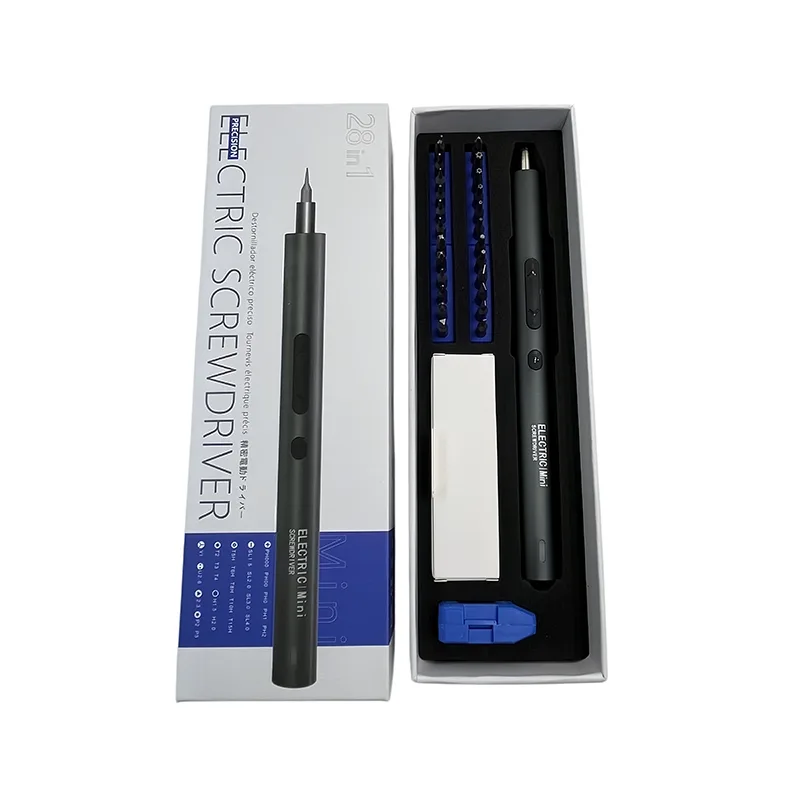 XOENAEN 28-in-1 Electric Mini Screwdriver Set product detail - Electric screwdriver repair kit