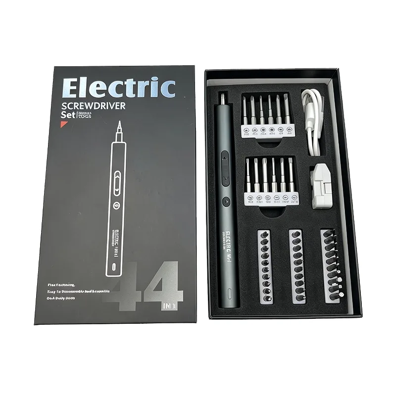 XOENAEN 44-in-1 Electric Screwdriver Set product detail - Magnetic electric screwdriver kit